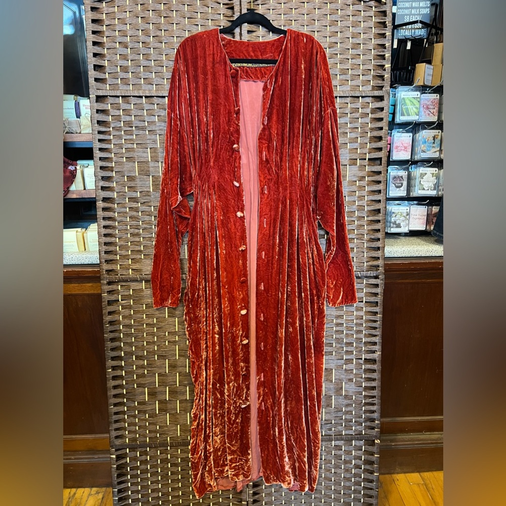 Kevin Simon Clothing - Couture Handmade Custom Dress - Color Harvest Orange